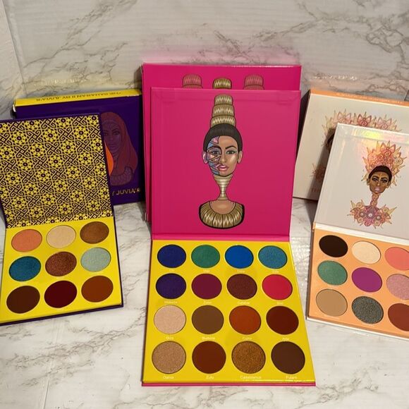 Juvias Place The Masquerade large, the douce and the Saharan II eyeshadow lot - Picture 3 of 13